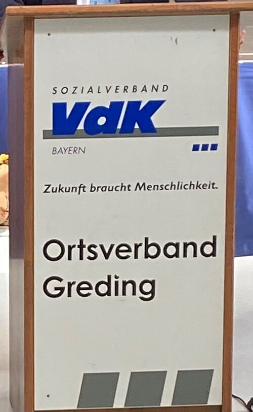 Jahreshauptversammlung VdK OV Greding Jahreshauptversammlung VdK OV Greding